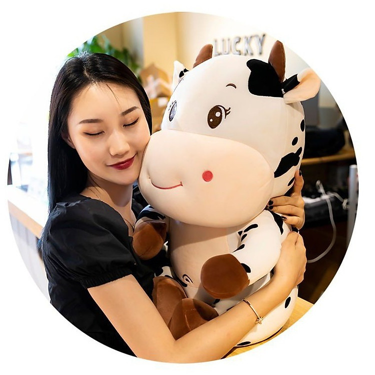 Mua Gấu bông bò sữa cao cấp 30cm Chính hãng Ưu đãi - Hình ảnh 5