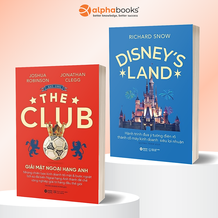 Combo Giải Mã Ngành Công Nghiệp Giải Trí Siêu Lợi Nhuận: Giải Mật Ngoại Hạng Anh + Disney's Land