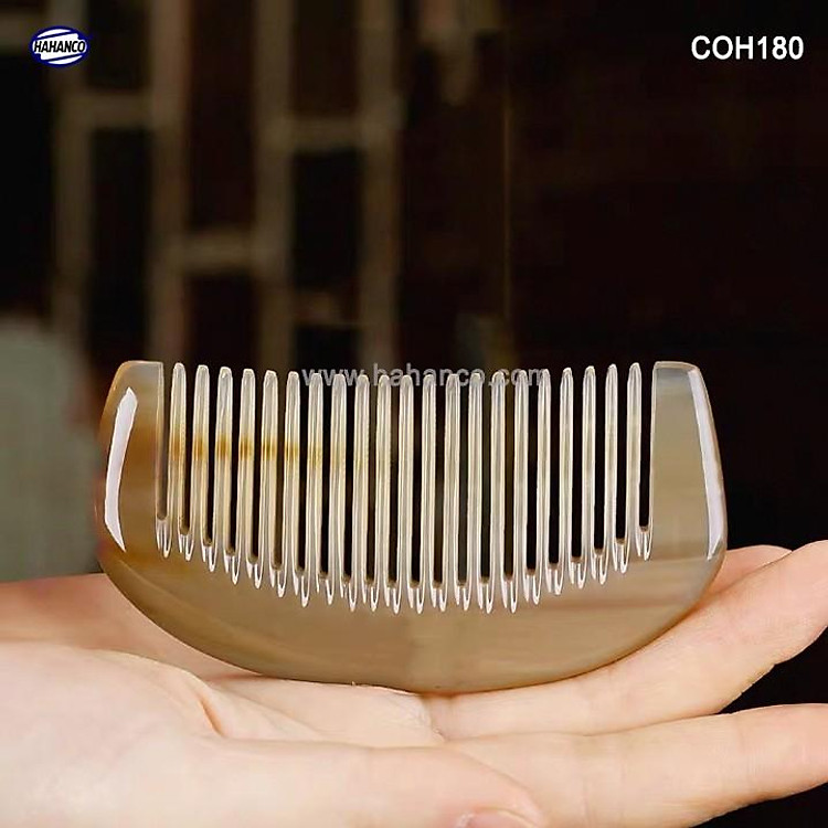 Lược sừng múi bưởi mini xuất Nhật (Size: XS - 9cm) COH180 - Chăm sóc tóc