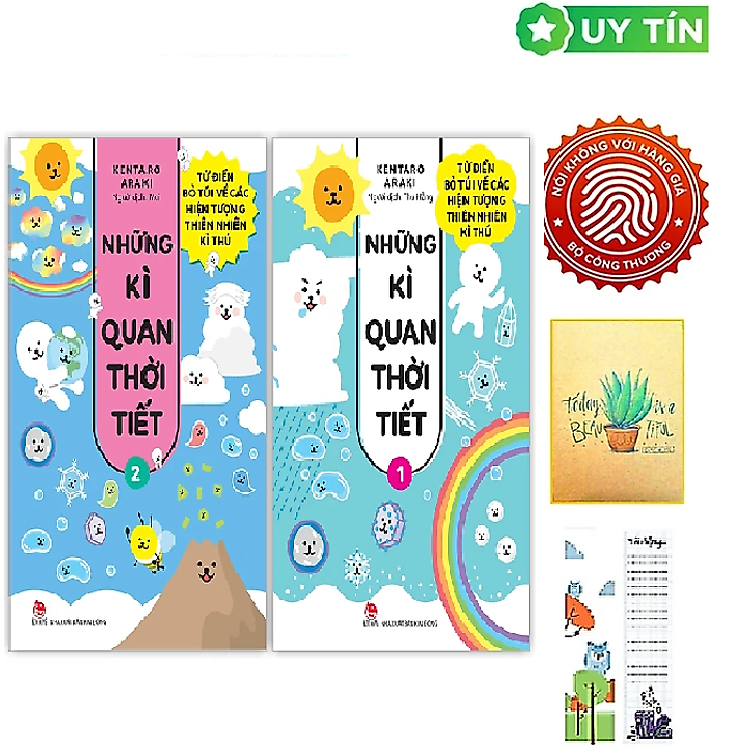 Combo Những Kì Quan Thời Tiết - Từ Điển Bỏ Túi Về Các Hiện Tượng Thiên Nhiên Kì Thú (2 Tập) (Tặng Kèm Bookmark CÚ MÈO + SỔ TAY XƯƠNG RỒNG)