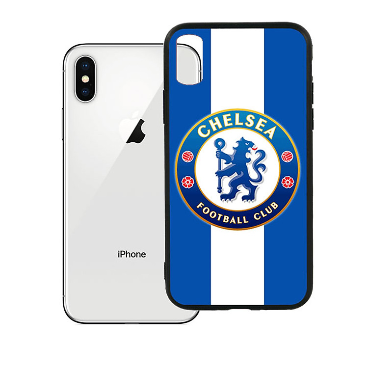 Ốp lưng viền TPU cao cấp dành cho iPhone X - Clb Chelsea 01