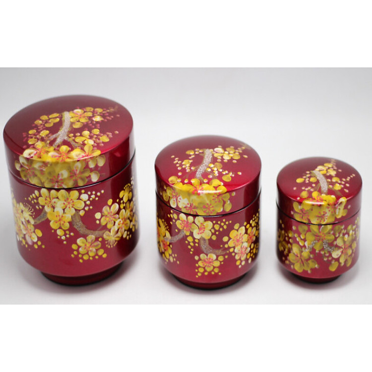 Hủ trà sơn mài (9x7.5 cm) - Ảnh 3