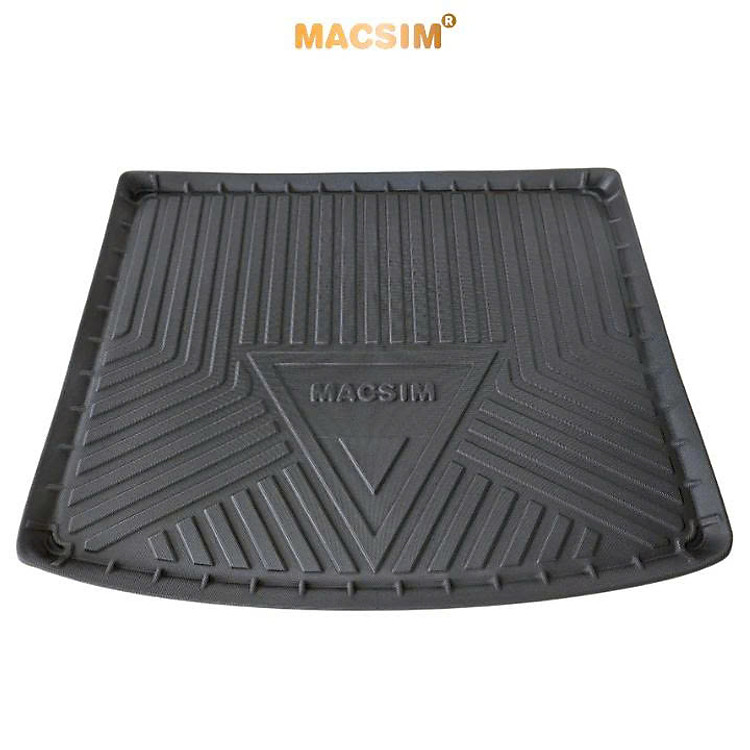 Thảm lót cốp (qd) xe ô tô VOLKSWAGEN Touareg (2011-2016) nhãn hiệu Macsim chất liệu nhựa TPV cao cấp màu đen