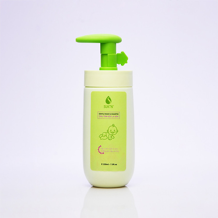 Dầu tắm gội lá sen - SUE'N 220ml