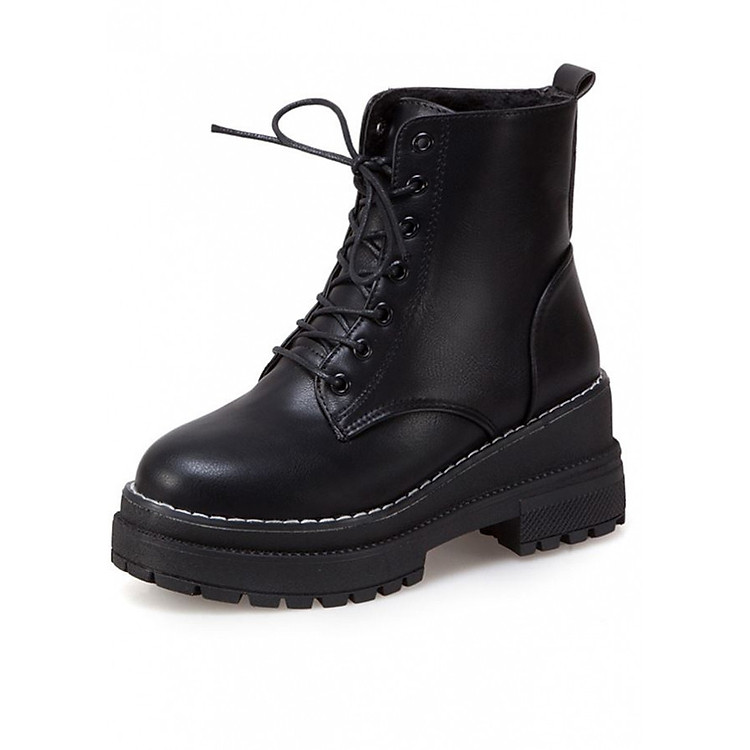 Giày Boot nữ thời trang cá tính B118 (Đen)