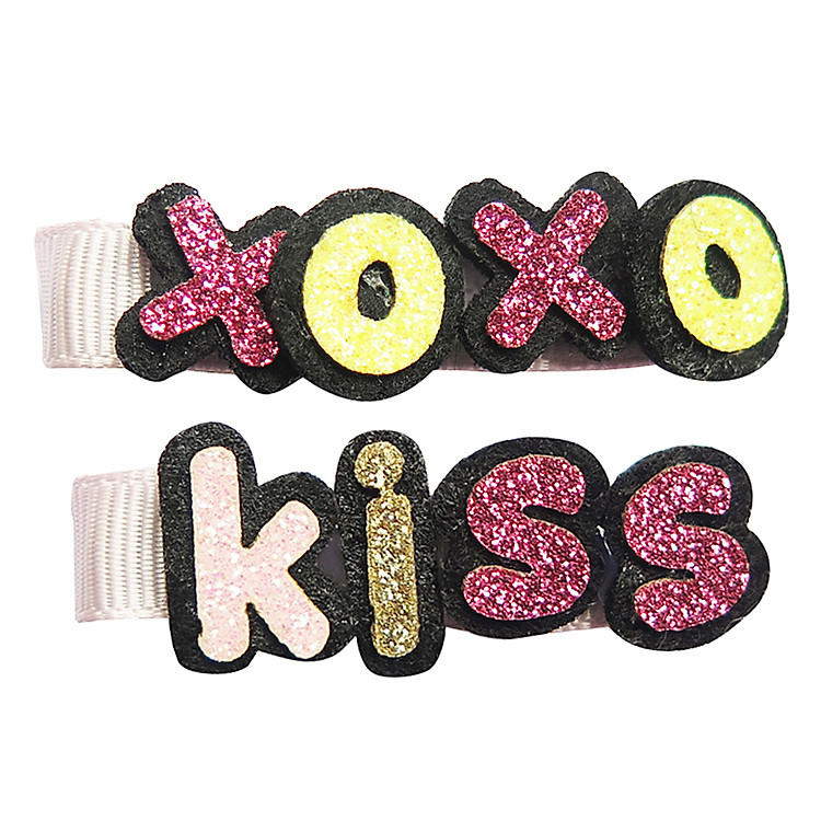 Set Kẹp Chữ Xoxo Kiss CucKeo Kids TK011805