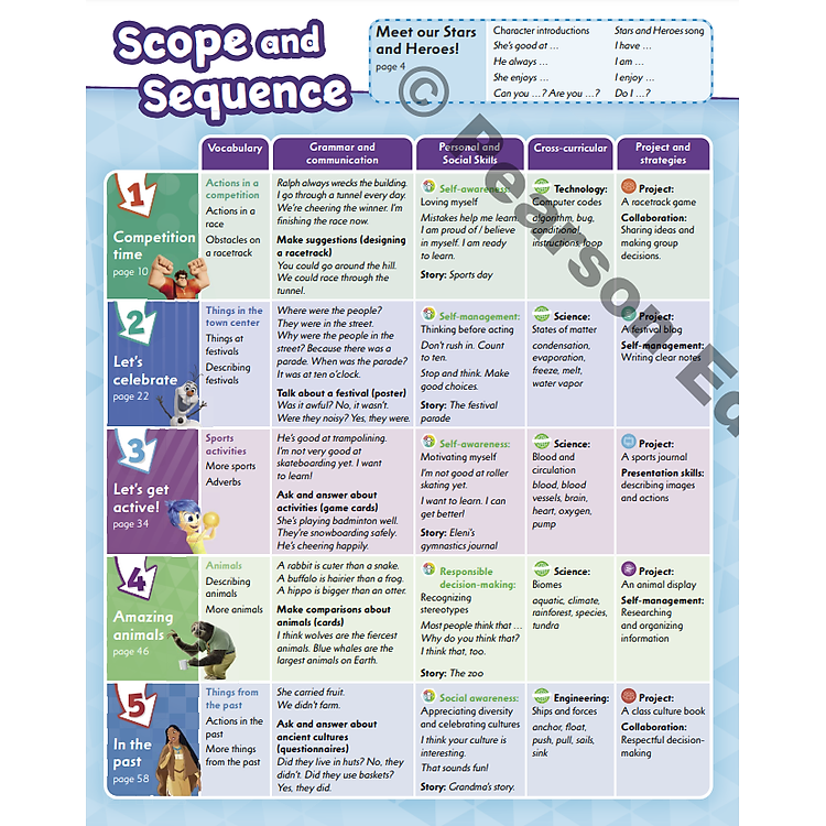 My Disney Stars And Heroes Level 4 Student’s Book With eBook - Ảnh 2