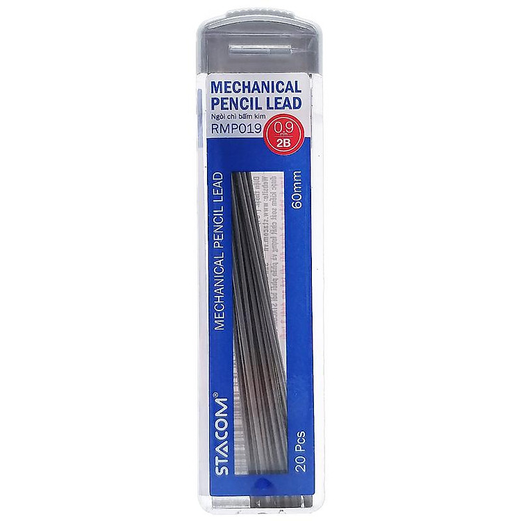 Ruột Bút Chì Kim Bấm 2B 0.9mm - Stacom RMP019 - Ảnh 2