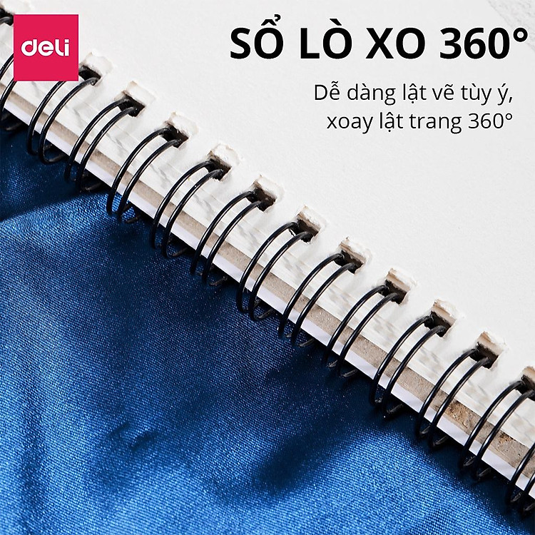 Sổ Tay Vẽ Phác Thảo Deli EN025 (80 trang) - Ảnh 3