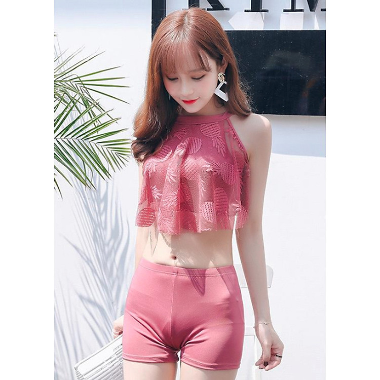 Bộ Bơi Nữ Kèm Khăn Quấn - Bb08200