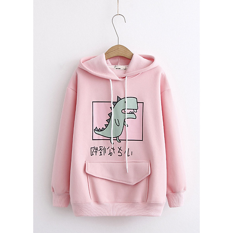 Áo Khoác Hoodie In Khủng Long 693
