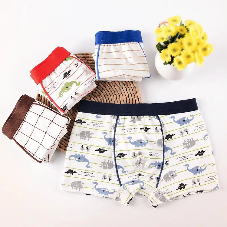 COMBO 5 QUẦN Lót BÉ TRAI - QUẦN Shịp BÉ TRAI- QUẦN CHÍP BÉ TRAI ĐỦ SIZE( chọn size) từ 7-40kg MSP02