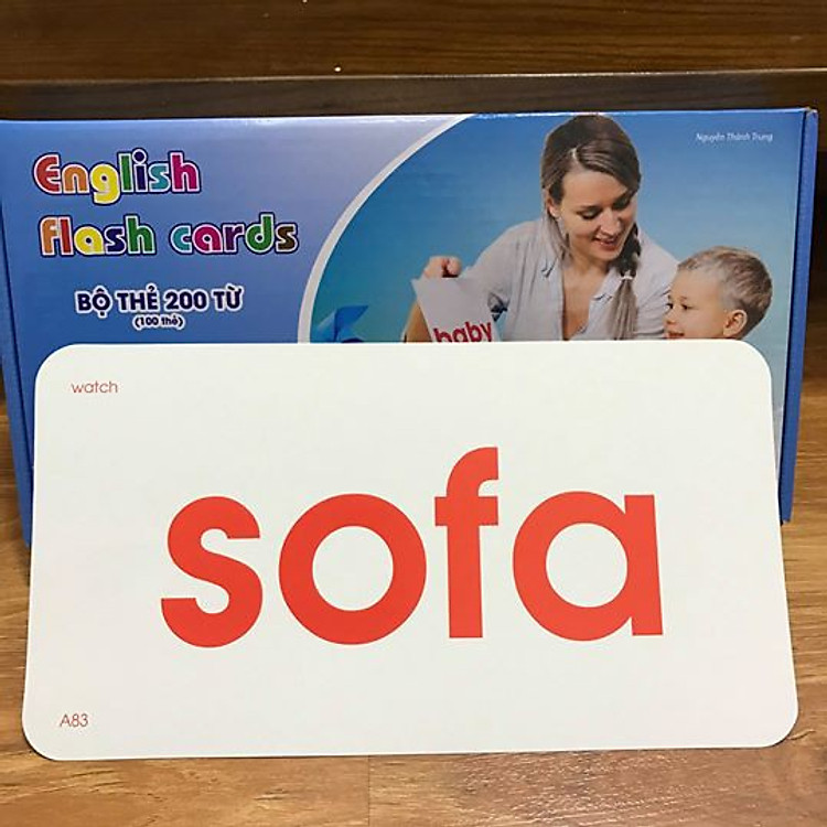 Bộ Thẻ Flash Card Học Tiếng Anh Cho Bé Học Liệu Glenn Doman - Dạy Trẻ Học nói _ Dạy Trẻ Thông Minh Sớm