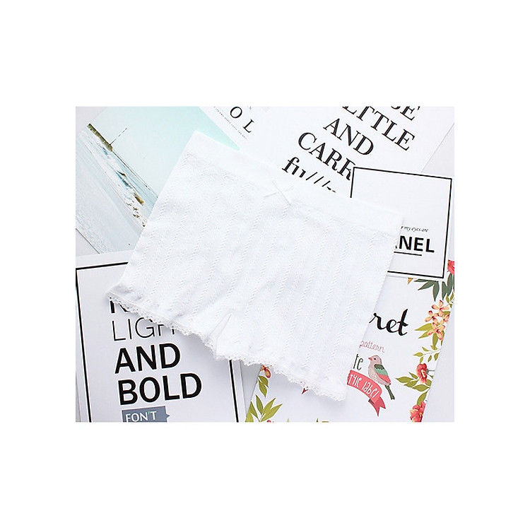 Quần đùi mặc váy cotton dệt gân cao cấp co giãn 4 chiều thoáng mát , thấm hút mồ hôi