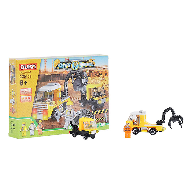 Đồ chơi ghép hình Duka - Xây thành phố Chính hãng Giá rẻ - Hình ảnh 2