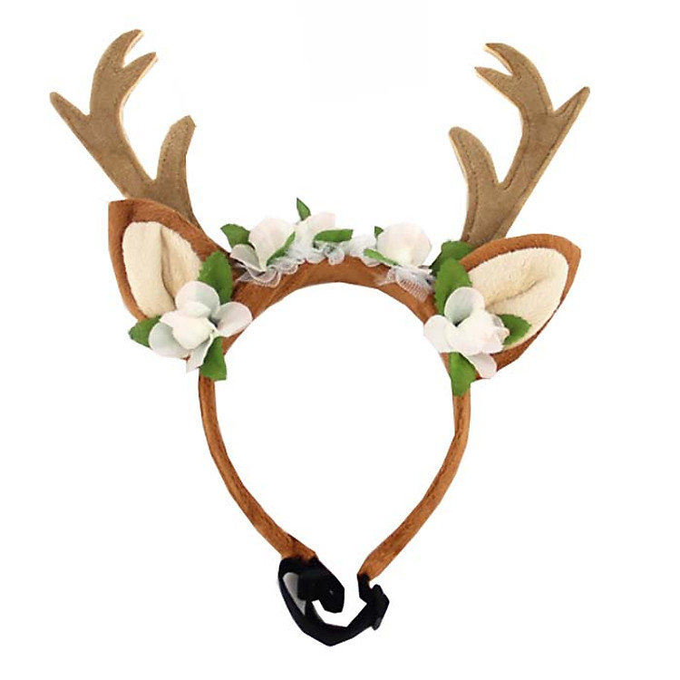 Băng đô tuần lộc cao cấp cho chó mèo (màu mẫu giao ngẫu nhiên)