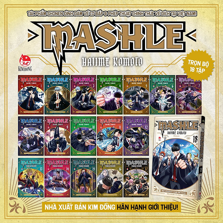 Truyện tranh Mashle full 18 tập - Chang Book