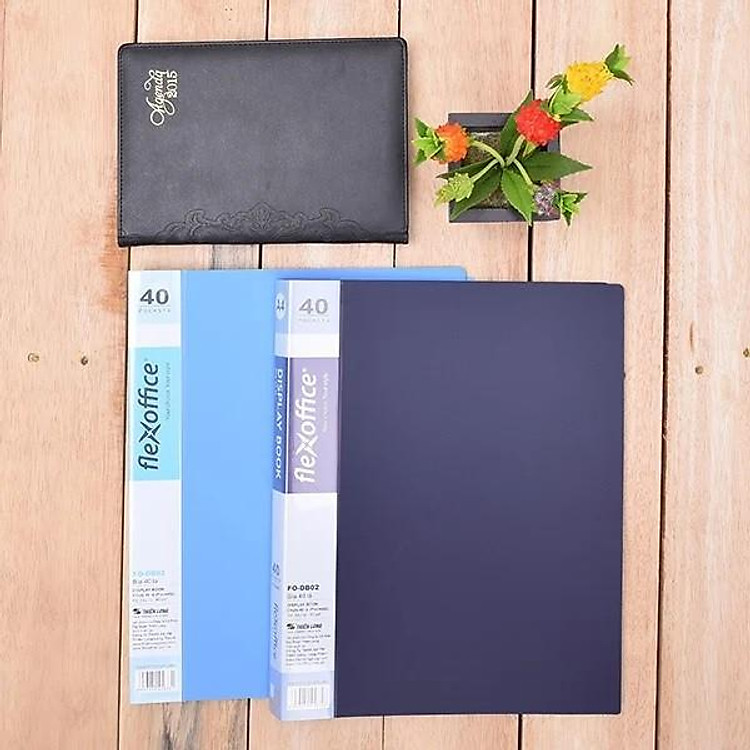 Bìa A4 Flexoffice FO-DB02 (40 lá) - Ảnh 3