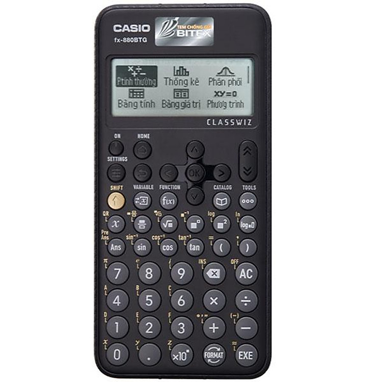 Máy Tính CASIO FX-880BTG – Màu Đen