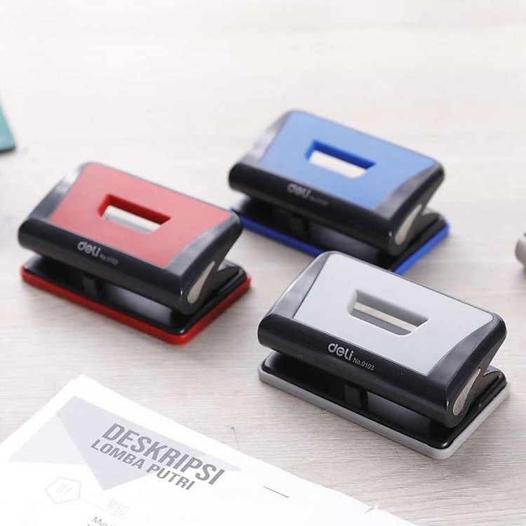 Bấm Lỗ Deli (10 tờ)