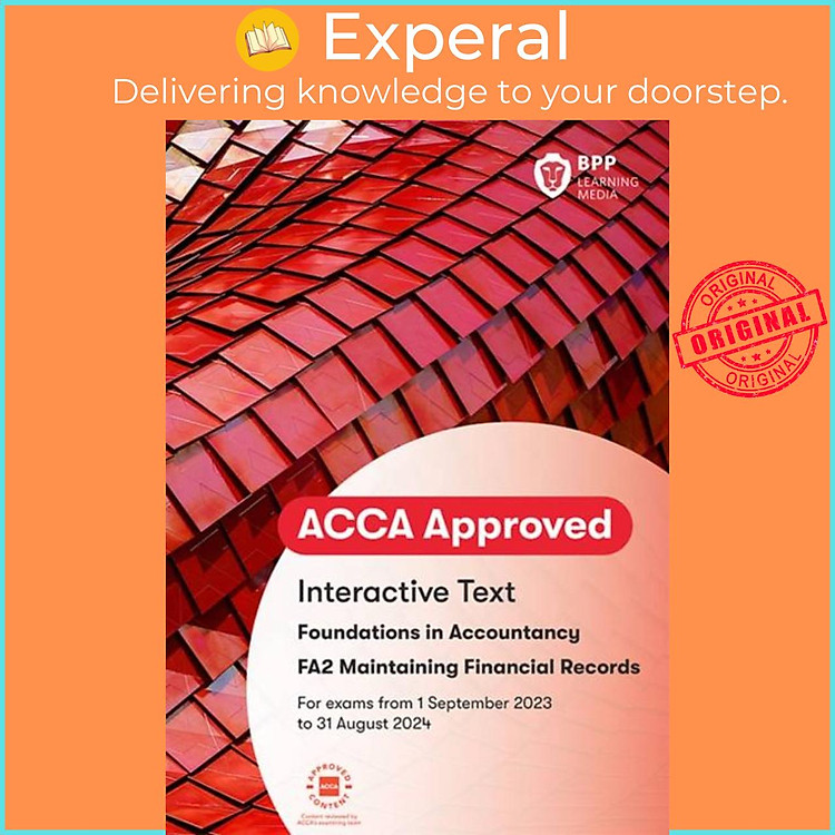 Sách - FIA Maintaining Financial Records FA2 - Interactive Text by BPP Learning Media (UK edition, paperback)