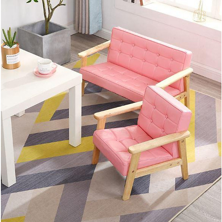 Bộ Ghế Sofa Mini Mút Bọc Da Cao Cấp Dành Cho Bé