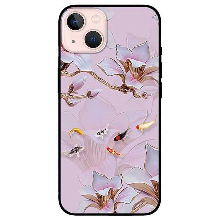 Ốp lưng dành cho Iphone 13 Mini - Iphone 13 - Iphone 13 Pro - Iphone 13 Pro Max - Tranh Hoa Và Cá