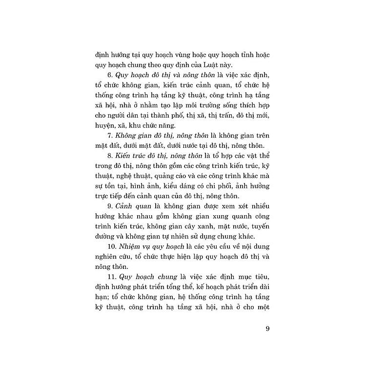 Luật Quy Hoạch Đô Thị Và Nông Thôn Năm 2024 - Ảnh 7