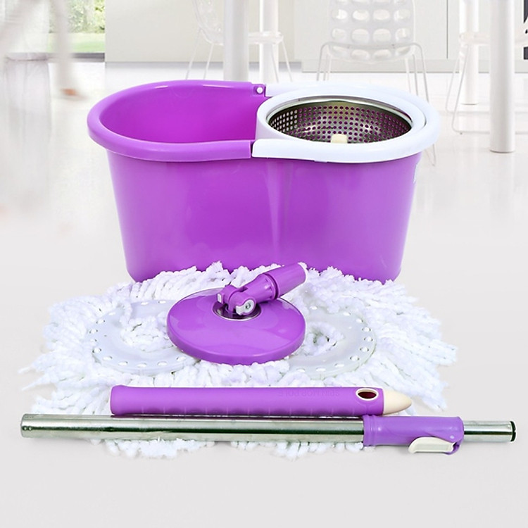 Bộ Lau Nhà Đa Năng 360 Độ Lồng Inox