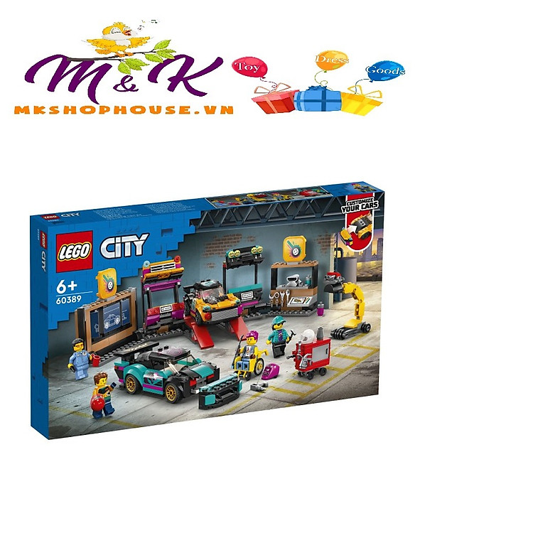 LEGO City 60389 Trạm Ga-ra Nâng Cấp Chính hãng Tiết kiệm - Hình ảnh 3