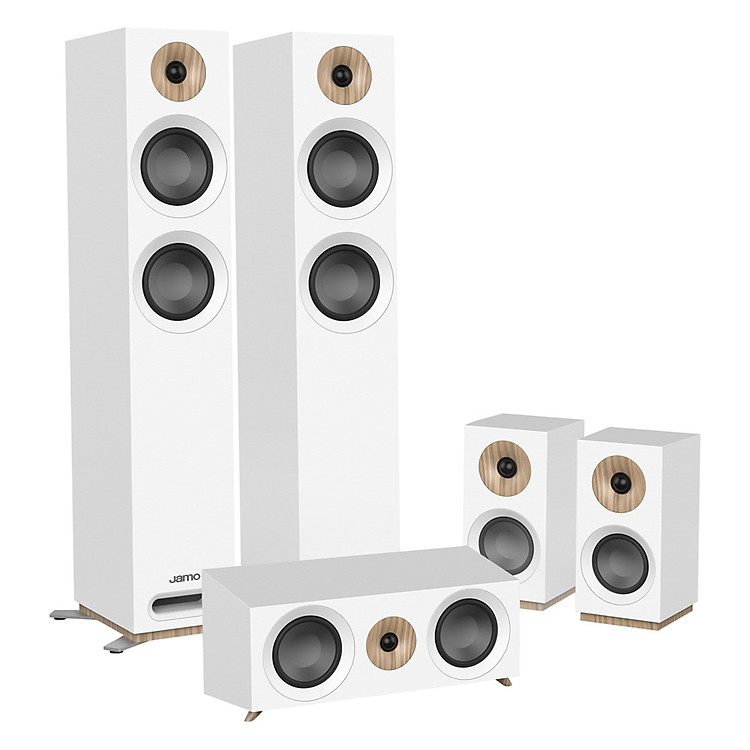 Bộ Loa Thùng Jamo S807 HCS White - Hàng Chính Hãng