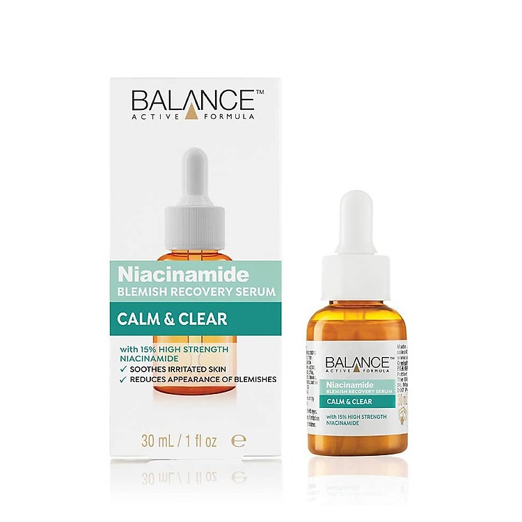 Tinh Chất Giảm Mụn Mờ Thâm Balance Active Formula Niacinamide Blemish Recovery Serum 30ml - JESS SHOP