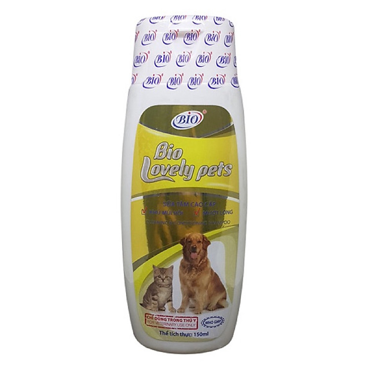Sữa tắm khử mùi mượt lông cho chó mèo - Bio Lovely pet