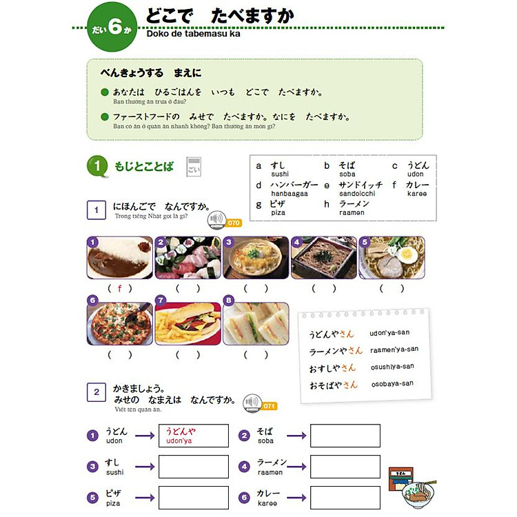 Marugoto A1 - Hoạt Động Giao Tiếp Và Hiểu Biết Ngôn Ngữ Văn Hóa Nhật - Ảnh 7