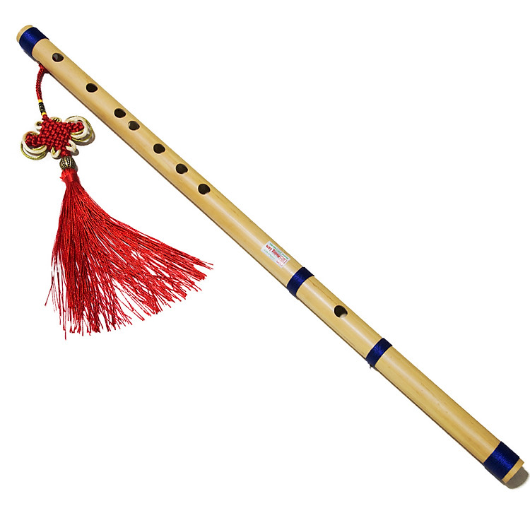 Sáo trúc tone Đô C5 tặng kèm dây treo trang trí đỏ