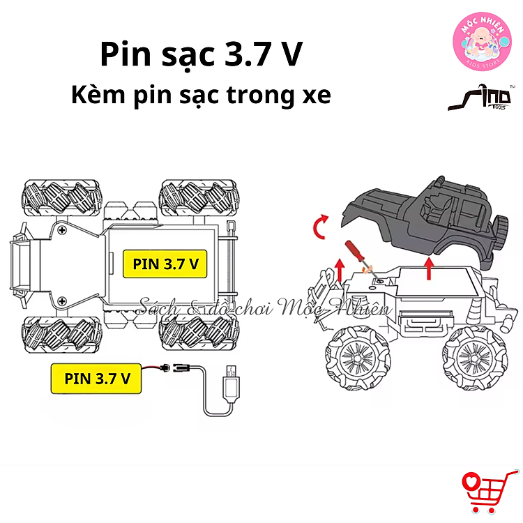 Xe Điều Khiển Địa Hình 1:36 SINO Chính hãng Ưu đãi - Hình ảnh 5