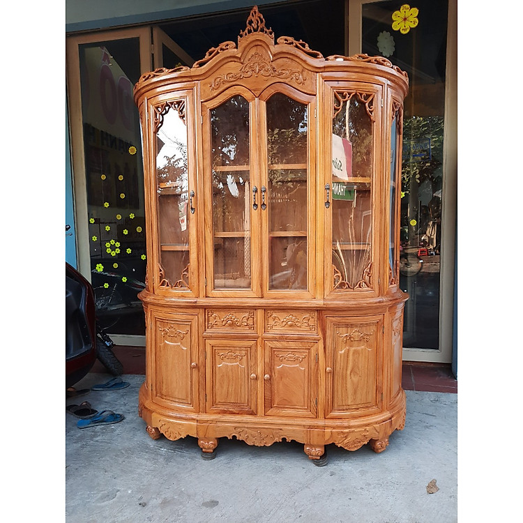 Tu rượu gỗ gõ đỏ 1,6m . MS 16.5