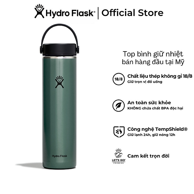 Bình giữ nhiệt Hydro Flask 24 oz Lightweight Wide Mouth Trail Series - Hàng chính hãng(Season 2024)