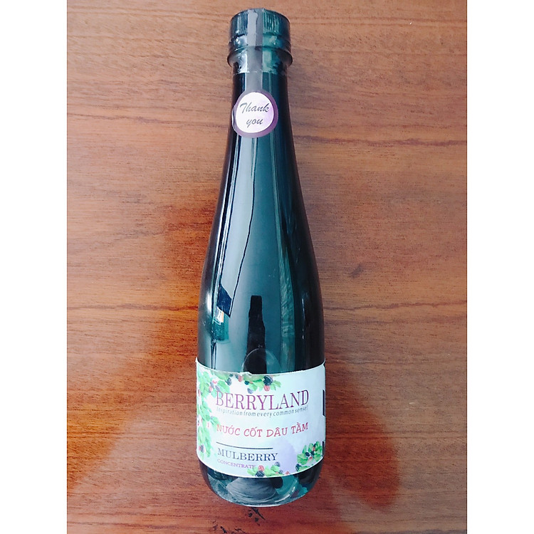 Nước cốt dâu tằm, đặc sản đà lạt, chai 500ml, nguyên chất