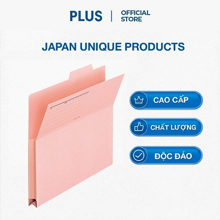 Bìa Giấy Phân Loại Hồ Sơ Plus (10 chiếc)
