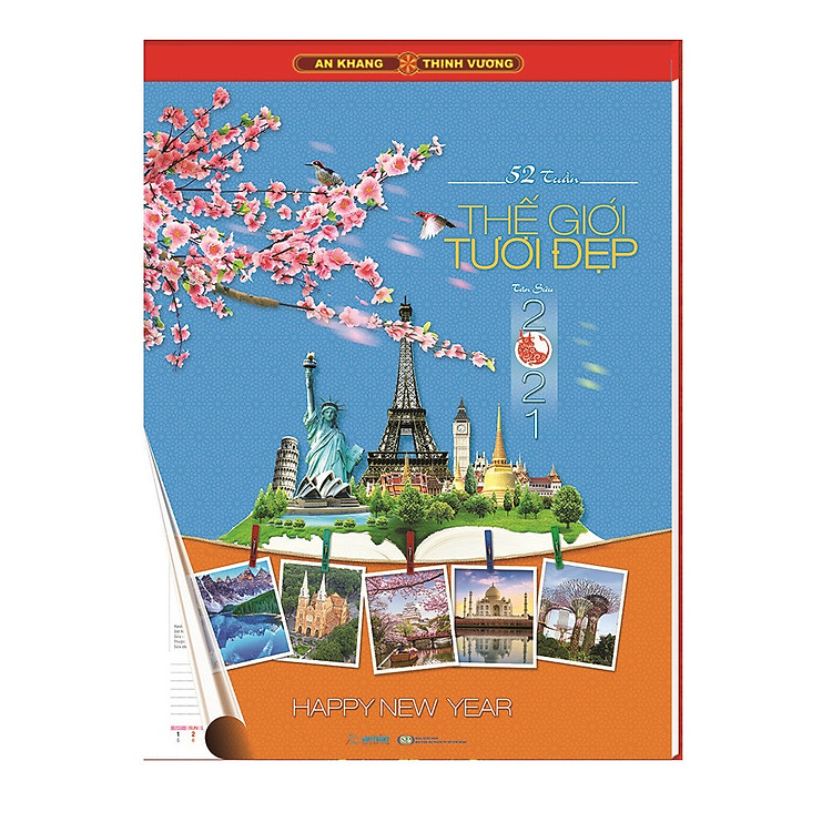 Lịch 52 tuần 2021 MS AH.23 - Thế Giới Tươi Đẹp