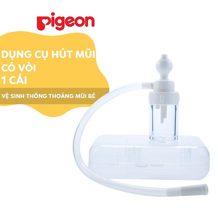 Dụng cụ hút mũi Pigeon chính hãng Chính hãng Tiết kiệm - Hình ảnh 2