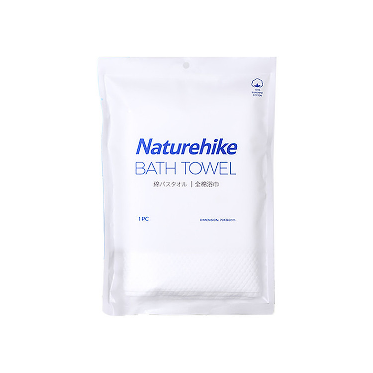 Khăn Tắm du lịch Cotton Naturehike (Gói 1 khăn 140x70cm)