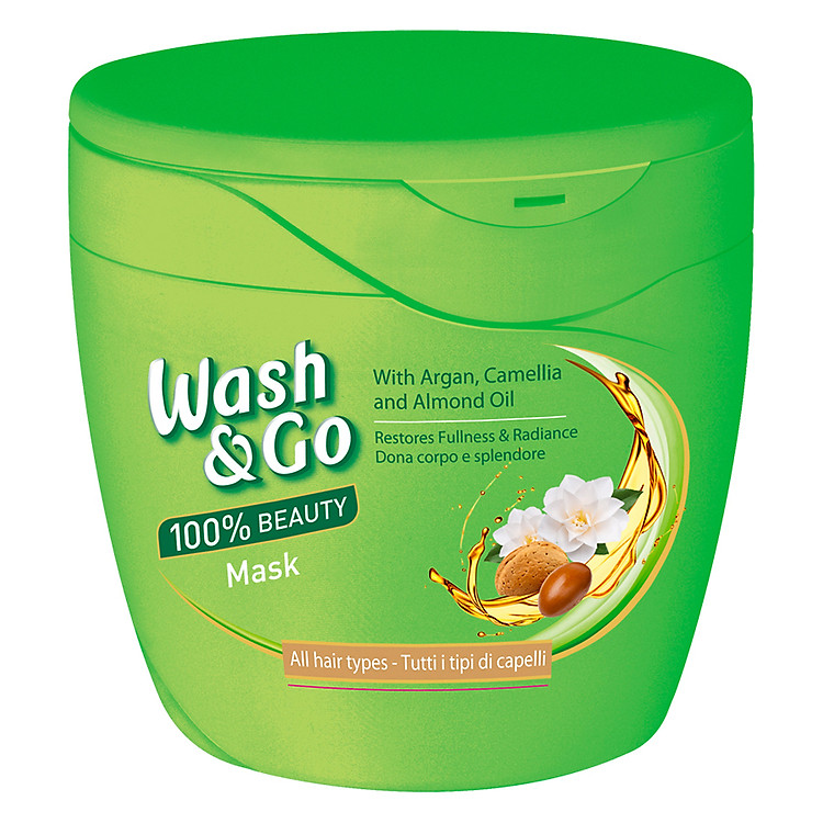 Kem Ủ Tóc WASH&GO Tinh Dầu Dành Cho Mọi Loại Tóc 300ml