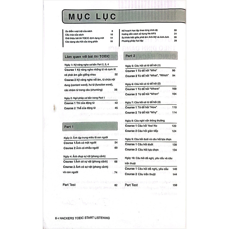 Hackers Toeic Start Listening (Tái bản) - Ảnh 2