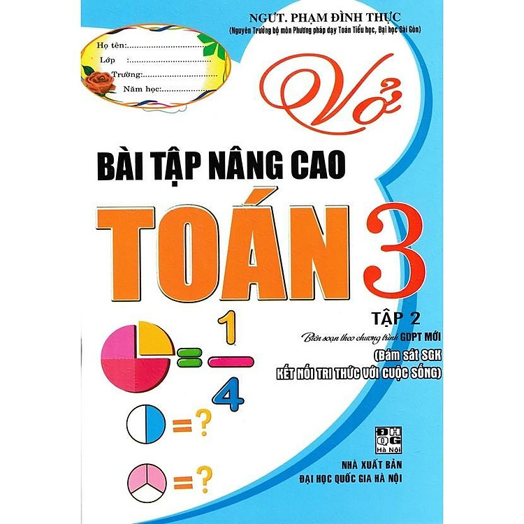 Vở Bài Tập Nâng Cao Toán Lớp 3 – Tập 2 – Bám Sát SGK Kết Nối Tri Thức Với Cuộc Sống