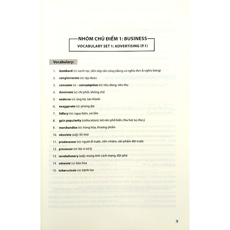 38 Chủ Điểm Từ Vựng Thiết Yếu Cho IELTS 7.0+ (Tái Bản 2022) - Ảnh 5
