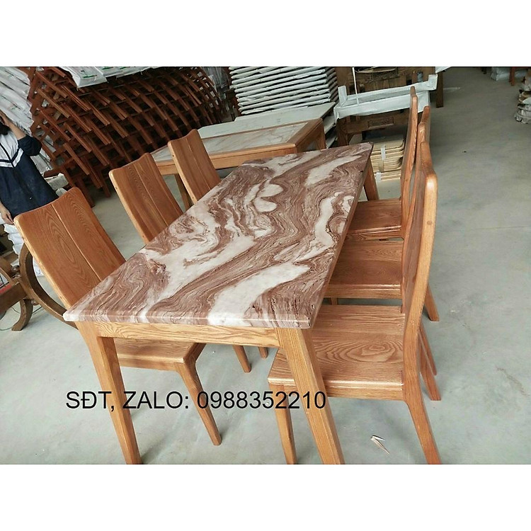 Bàn ăn gỗ sồi Nga thanh toán khi nhận hàng