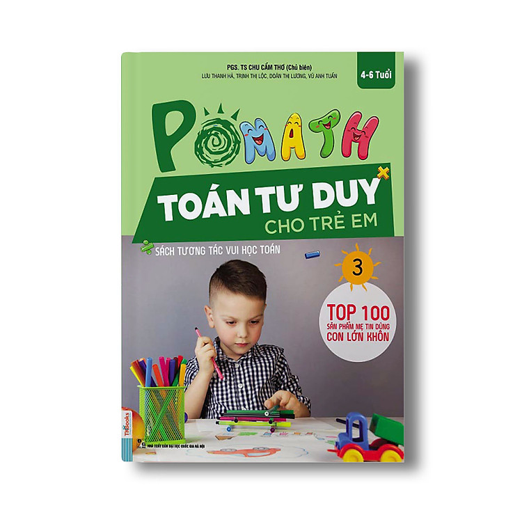 Pomath 3 – Toán Tư Duy Cho Trẻ Em Từ 4 – 6 Tuổi