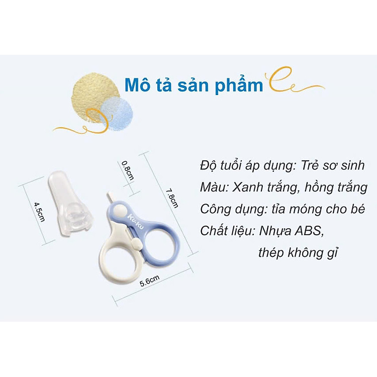 Mua Kéo cắt móng tay an toàn cho bé Chính hãng Giá rẻ - Hình ảnh 3